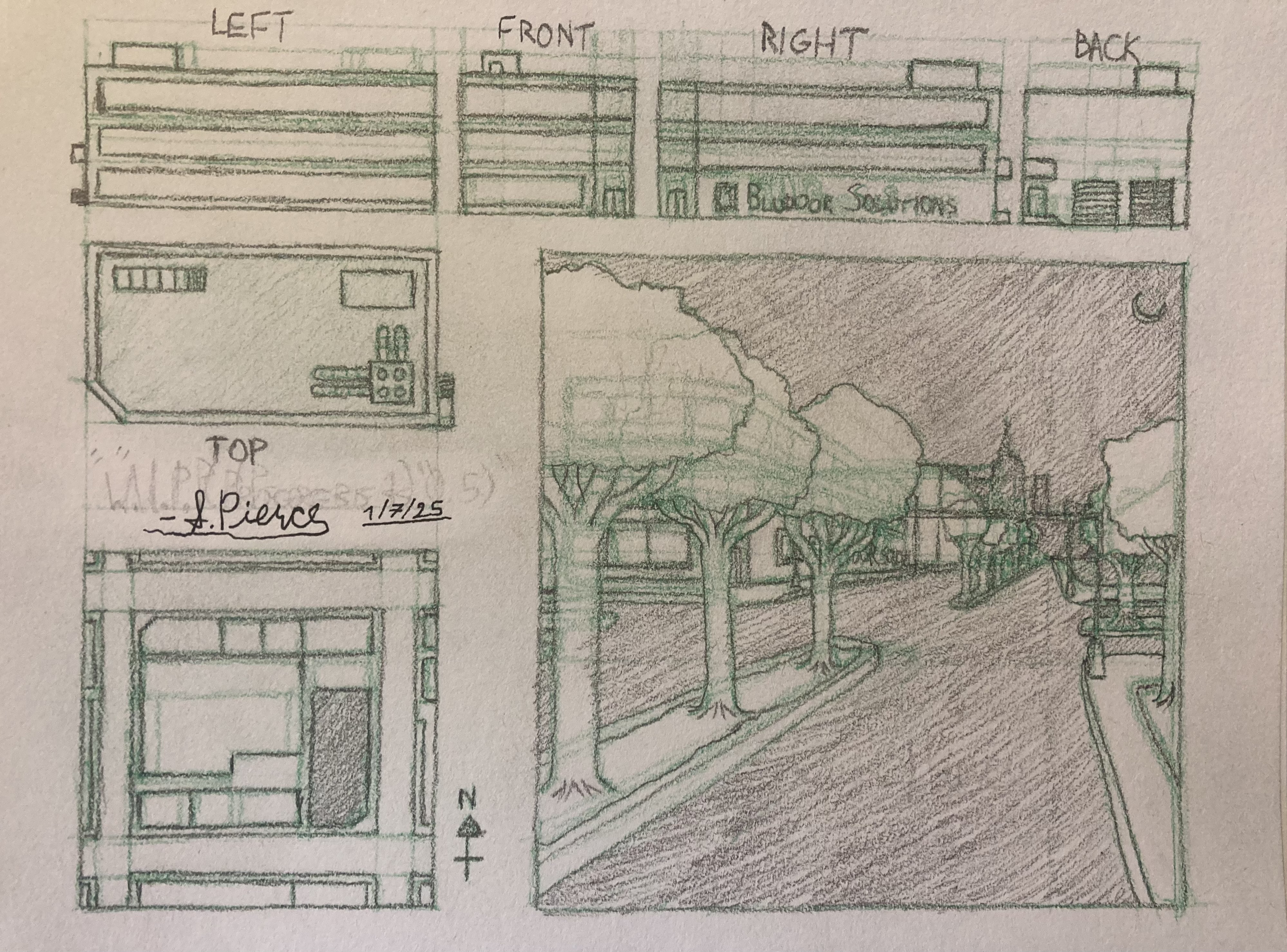 Building Exterior Design Concept Art